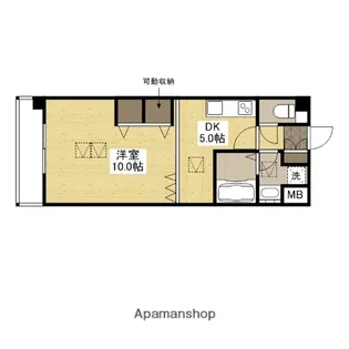 ルネス五日市【1階】の間取り