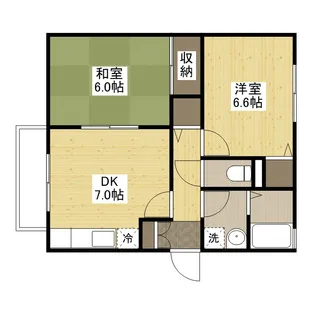 セジュールISHIDA A棟【2階】の間取り