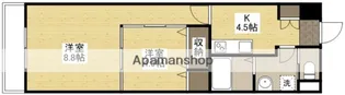 ツインハウス松中【1階】の間取り
