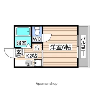 第8長束ビル【2階】の間取り