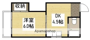 松中ビル【403号室】の間取り