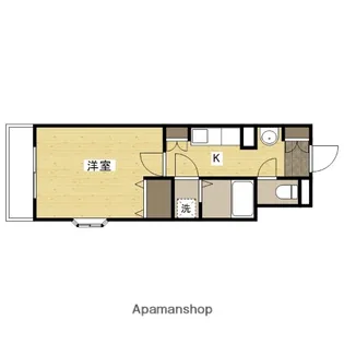 レジデンス折出【3階】の間取り