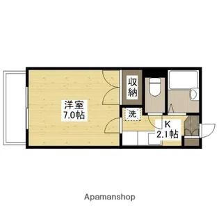 わかさやビル【4階】の間取り