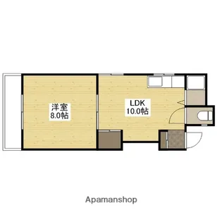 第1田中ビル【3階】の間取り