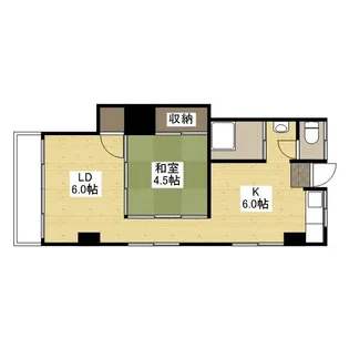寺西ビル【4階】の間取り