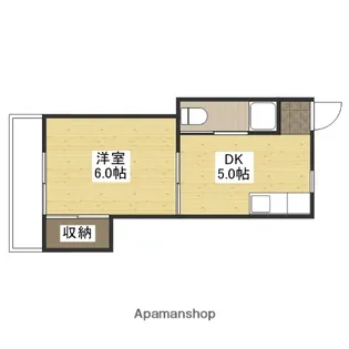 渡部ビル【203号室】の間取り