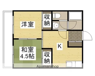 今田ビル白島【4階】の間取り