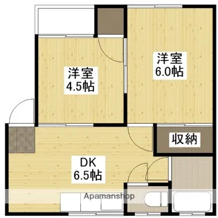 三篠ハイム【4階】の間取り