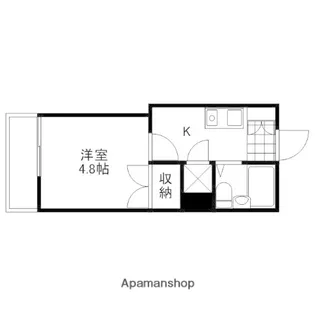 サンライフ東雲【5階】の間取り
