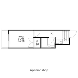 サンライフ東雲【5階】の間取り