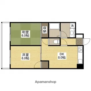クリオール【4階】の間取り