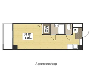 1Rの間取り画像