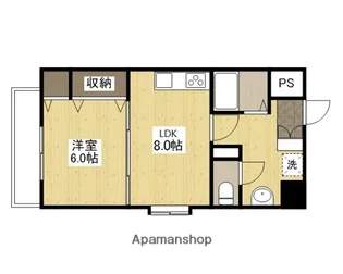 ティアラ堺町【6階】の間取り