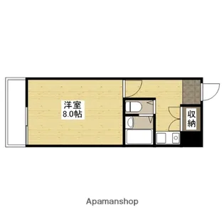 NEPHEL榎町(旧第7片山ビル)【8階】の間取り