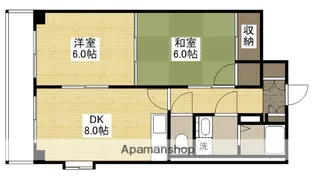 シャインハウスE棟【1階】の間取り