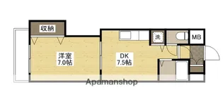 ミッションデルタ【4階】の間取り