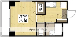 パークサイド大手町【4階】の間取り