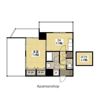 サンクレスト東雲【12階】の間取り