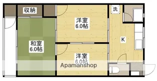 寿栄ビル6【3階】の間取り