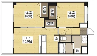 グランコリーヌ【1階】の間取り