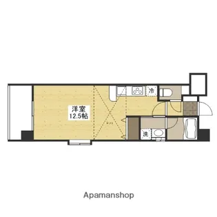 アルファレガロ三篠【5階】の間取り