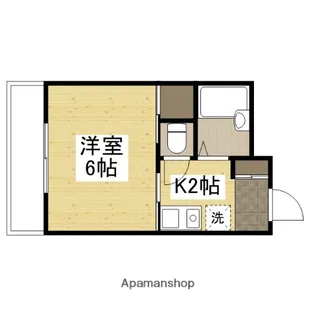 タクボアパート【2階】の間取り