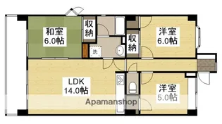 第3橘谷ビル【3階】の間取り
