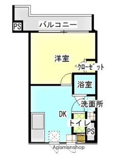 メルポート出汐【6階】の間取り