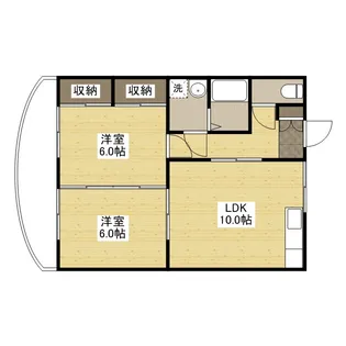 カルチェGP【205号室号室】の間取り