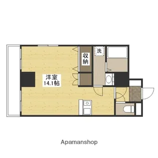 モンフレール【5階】の間取り