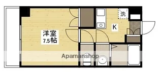 広島県広島市中区千田町2丁目【マンション】の間取り