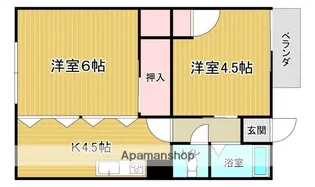 白島田村ビル【3階】の間取り