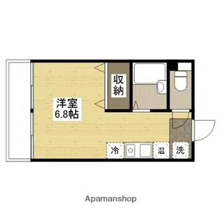 リバーコートA【3階】の間取り