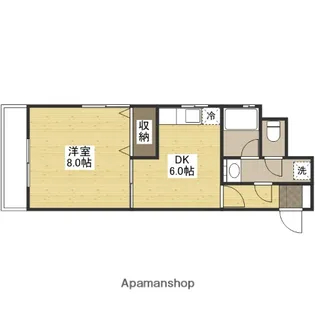 翠二反田ビル【4階】の間取り