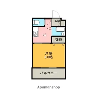 メゾン中央【1階】の間取り