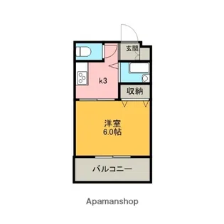 メゾン中央【1階】の間取り