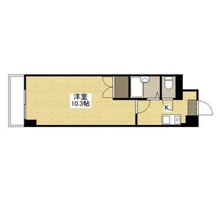 アルティメイトBUILDING.楠木【2階】の間取り