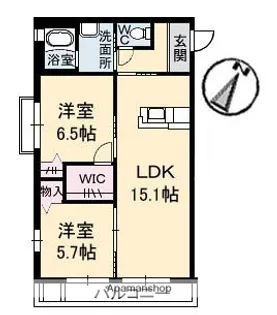 シャーメゾン1【3階】の間取り
