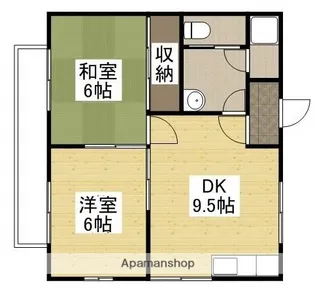 木村アパート【2階】の間取り