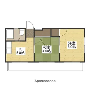 大宮グリーンコーポ【1階】の間取り