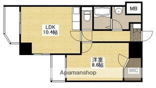ノーブル大手町【5階】の間取り