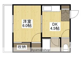 第1今井ビル【408号室】の間取り