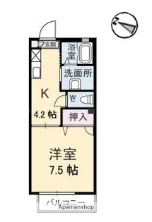 エスペランサ【2階】の間取り