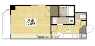 ウイング平和大通り【10階】の間取り