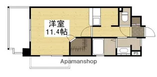 ロアール東白島【704号室】の間取り
