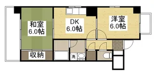 横堀ALLEY【3階】の間取り