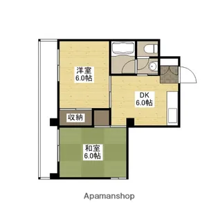 新庄グリーンコーポ【4階】の間取り