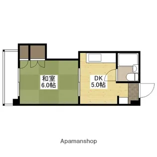 新庄グリーンコーポ【307号室】の間取り