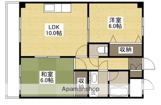レジャンデールⅠ【2階】の間取り