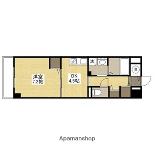 フェリシア西広島駅前【7階】の間取り